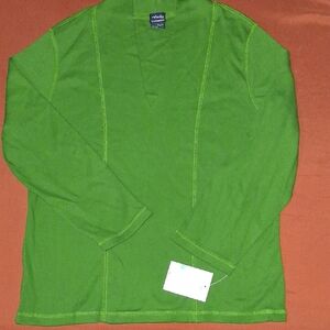 Rafaella Vibrant Green Cotton Shirt